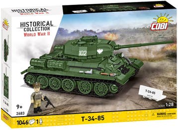 COBI 2683 T-34/85 (Leger bouwsets, Modelbouwsets), Verzenden, Nieuw