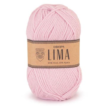 DROPS Lima Uni Colour - 3145 poederroze - Wol Garen, Ophalen of Verzenden, Nieuw
