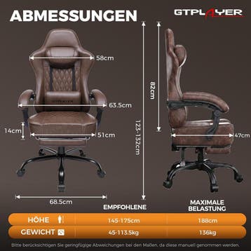 Ergonomische Bureaustoel -  Office Chair - Gamestoel - Volwa, Verzenden, Zo goed als nieuw