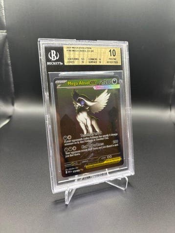 Pokémon - 1 Graded card - Mega Absol EX 180 Mega Evolution, Nieuw