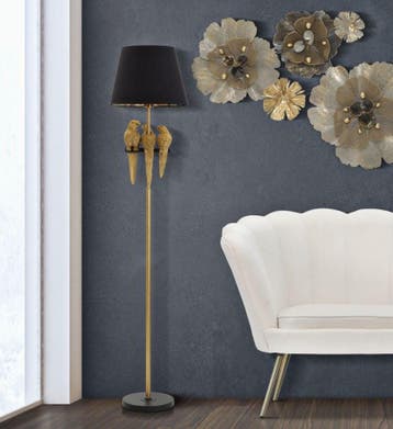 VLOERLAMP PAPEGAAIEN CM Ø 37X164,5, Ophalen of Verzenden, Nieuw