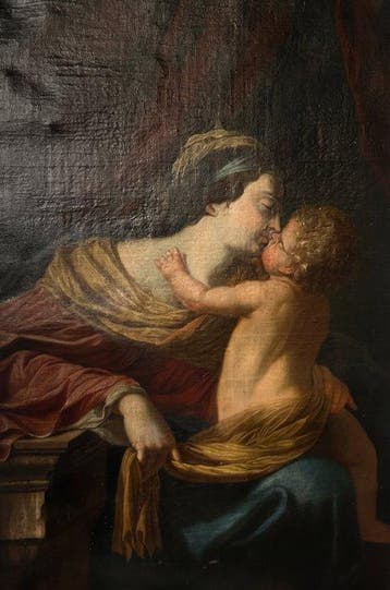 French school (XVII), after Simon Vouet (1590-1649) - Vierge