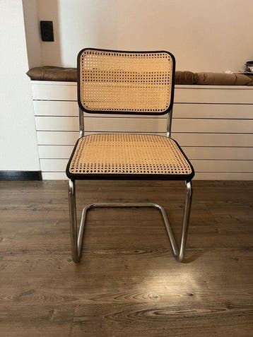 Thonet - Eetkamerstoel - Rattan, Metaal - Thonet rattan