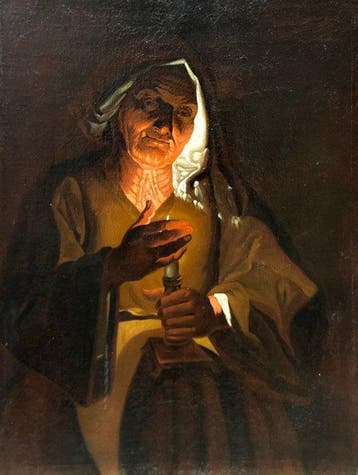Pietro Belotti (1625-1700) - NO RESERVE - Anziana con