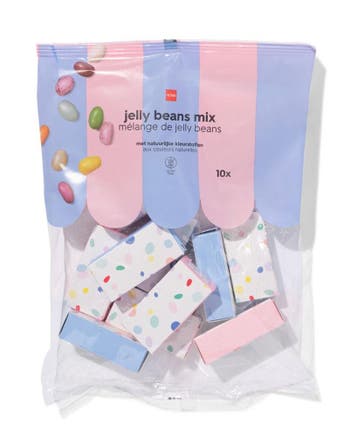 HEMA Jelly beans uitdeelzak - 10 stuks, Verzenden, Nieuw