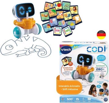VTech Leerrobot Codi | 15cm | Laatste Stuk!, Ophalen of Verzenden, Zo goed als nieuw, 2 tot 4 jaar