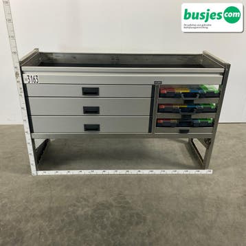 Aluca bedrijfswageninrichting 1500x529x950mm (3163), Auto diversen, Ophalen of Verzenden