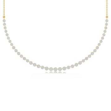 Halsketting - 14 karaat Geel goud - 1.80ct. tw. Diamant, Nieuw
