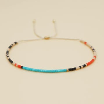 Zomerse Miyuki Kralen Armband - Turquoise & Blauw - Boho & E, Verzenden, Nieuw