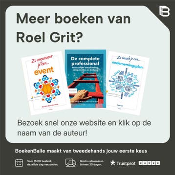 Zo organiseer je een event / Vast Boek - Roel Grit, Verzenden, Gelezen, Roel Grit