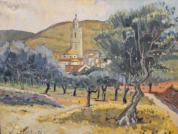 Escuela Fauvista Europea (XX) - Camino en el Campo