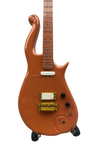 Miniatuur replica Cloud gitaar Peach - Prince, Ophalen of Verzenden, Nieuw, Pop, Beeldje of Miniatuur