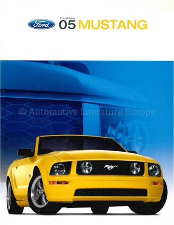 2005 FORD MUSTANG BROCHURE ENGELS (USA), Nieuw, Author