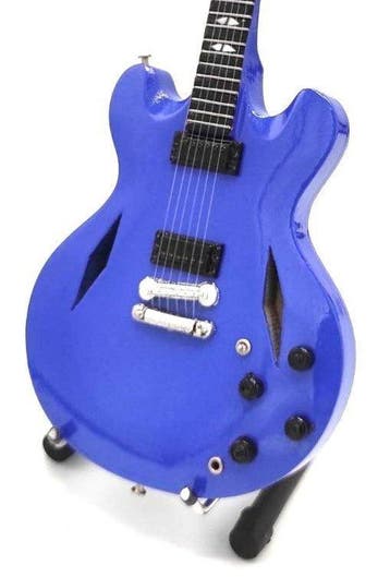 Miniatuur replica Gibson gitaar - Dave Grohl - Foo Fighters, Ophalen of Verzenden, Nieuw, Pop, Beeldje of Miniatuur
