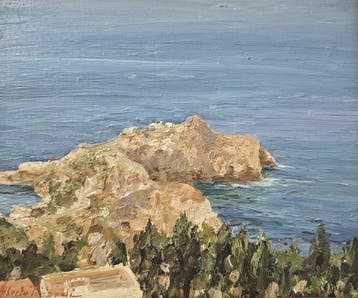 Alberto Picardi (XX) - Isola Bella a Taormina