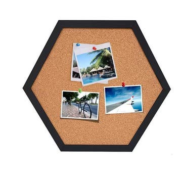 Hexagon Kurk Prikbord met Houten Frame – Memobord Wanddecora, Verzenden, Nieuw