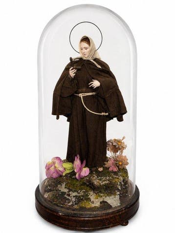 Beeldje - Santa Maria Francesca delle Cinque Piaghe met