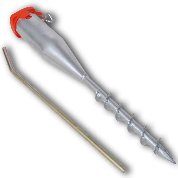 vidaXL Parasolvoet 55 cm gegalvaniseerd staal, Tuin en Terras, Parasols, Parasolvoet, Nieuw, Minder dan 1 meter, Verzenden