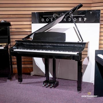 Oostendorp Digital Classic Baby Grand Deluxe V PWH chroom, Nieuw, Wit, Vleugel