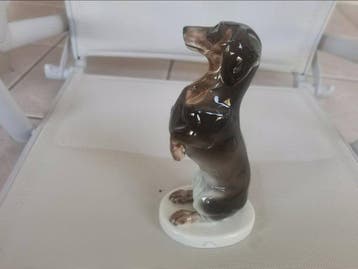 KPM - Figuur - Stehendeshund - Porselein, Antiek en Kunst