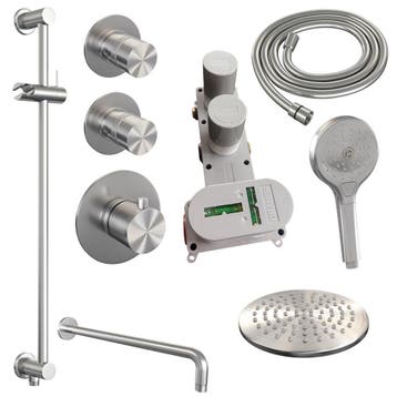 Brauer Brushed Edition Thermostatische Regendoucheset Inbouw, Doe-het-zelf en Verbouw, Sanitair, Ophalen of Verzenden, Nieuw