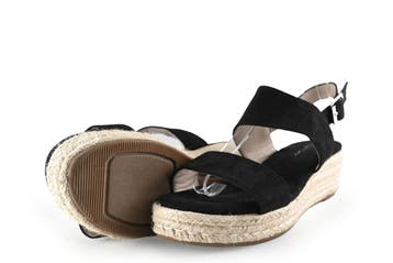 Dolcis Sandalen in maat 40 Zwart, Dolcis, Verzenden, Zwart, Sandalen of Muiltjes