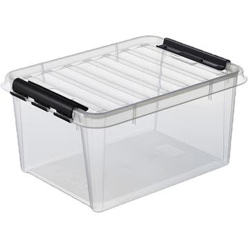 Opbergdoos met deksel, afm 50x39x26 cm, 32 L, 1 stuk, Hobby en Vrije tijd, Nieuw