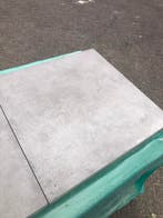 keramische terrastegels 60x60x3 cm licht grijs nuance, Nieuw, Keramiek, 10 m² of meer, Terrastegels