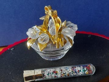 Swarovski - Beeldje - Flower Box - 235917 - Box +