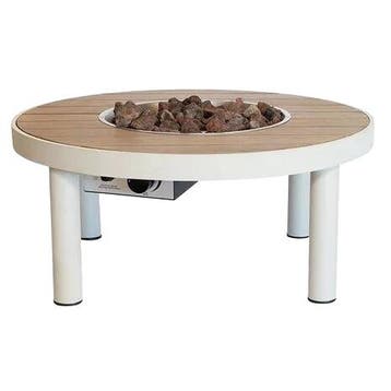 Happy Cocooning Riviera table 80cm Oyster Beige - Vuurtafel, Nieuw