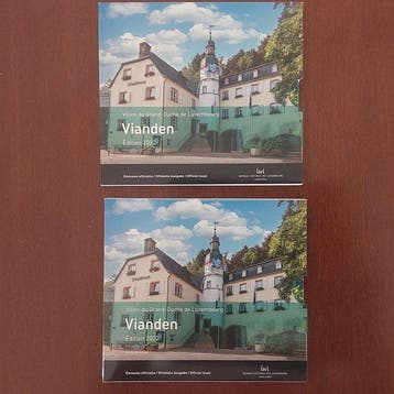 Luxemburg. Year Set (BU) 2022 Vianden (incl. 2 Euro
