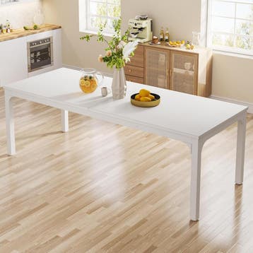 Tribesigns Eettafel, industriële keukentafel voor 6 - 8 pers, Verzenden, Zo goed als nieuw