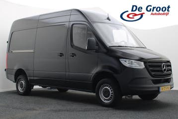 Zakelijke Lease |  Mercedes-Benz Sprinter 314 CDI L2H2, Automaat, Stof, Gebruikt, Zwart