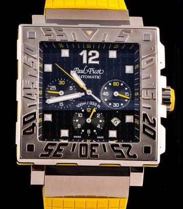 Paul Picot - C-Type Carrée Chronograph - Zonder minimumprijs, Nieuw