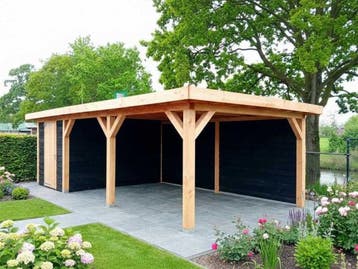 Veiling - Buitenverblijf met berging 400x1200x256 cm, Nieuw