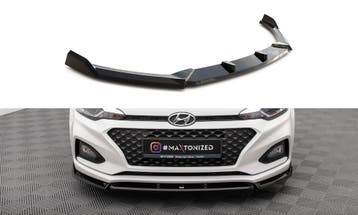 Voorspoiler V.2 Hyundai I20 FL 2018 - 2020 Maxton Glans, Ophalen of Verzenden, Nieuw
