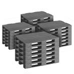 GGM Gastro | (24 stuks) Kunststof europallet gerecycled |, Verzenden, Nieuw in verpakking