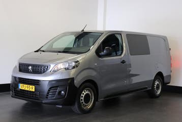 Peugeot Expert 2.0 BlueHDI 145PK L3 Dubbele Cabine Automaat, Stof, Gebruikt, Dealer onderhouden, Zilver of Grijs