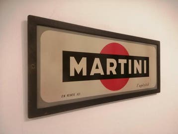 Martini - Martini - Reclamebord - 1970 - IJzer