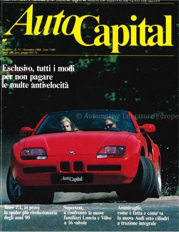 1988 AUTOCAPITAL MAGAZINE 11 ITALIAANS, Nieuw, Author