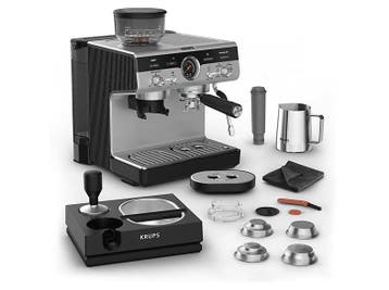 Krups -   Precision+ - Pistonmachine Aluminium, Verzenden, Nieuw, Combi