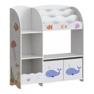 Kinderkast Lysekil open kast 100x93x30 cm Aqua Dream motief, Verzenden, Nieuw