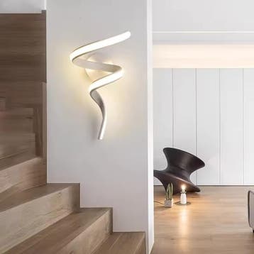 LED Wandlamp Spiraal – Scandinavisch Design, Verzenden, Nieuw