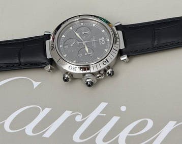 Cartier - Pasha Chronograph Ardesia - w3107355 - Heren -, Nieuw