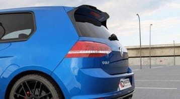 Opzetstuk Spoiler VW Golf 7 GTI / R Glans Zwart Maxton, Auto-onderdelen, Carrosserie en Plaatwerk, Ophalen of Verzenden, Nieuw