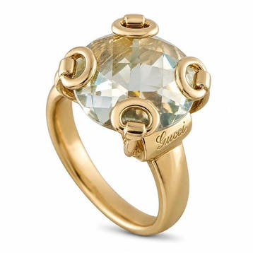 Gucci - Ring - 18 karaat Geel goud, GUCCI Horsebit 18K, Nieuw