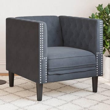 Design Stoel Chesterfield Stijl | Laatste Stuk!, Minder dan 75 cm, Chesterfield, Ophalen of Verzenden, Zo goed als nieuw