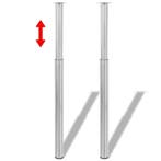 Ontbijtbar Poot 2st | Telescopisch | Laatste Stuk!, Huis en Inrichting, Tafelpoot, Minder dan 50 cm, 100 tot 150 cm, Nieuw