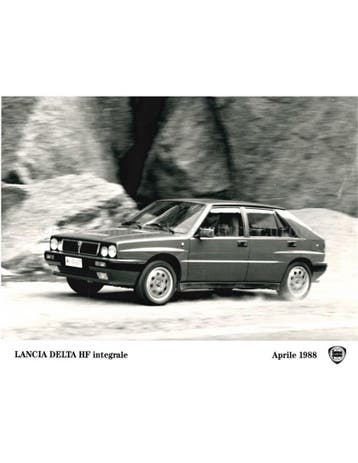 1988 LANCIA DELTA HF INTEGRALE PERSFOTO, Boeken, Nieuw, Author