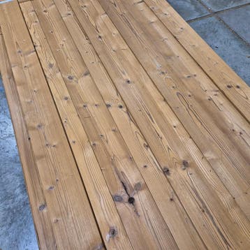Partij Thermo Vuren planken geborsteld 3000x135x18mm, Doe-het-zelf en Verbouw, Ophalen of Verzenden, Nieuw